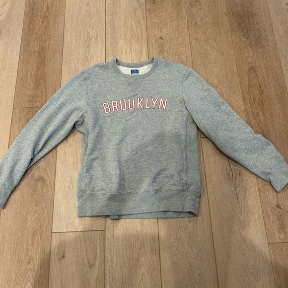 Jcrew French terry Brooklyn graphic sweatshirt Small Men’s - Picture 2 of 6